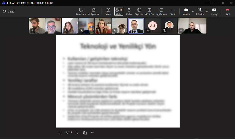 İKÜANTS TEKMER 4. Değerlendirme Kurulu