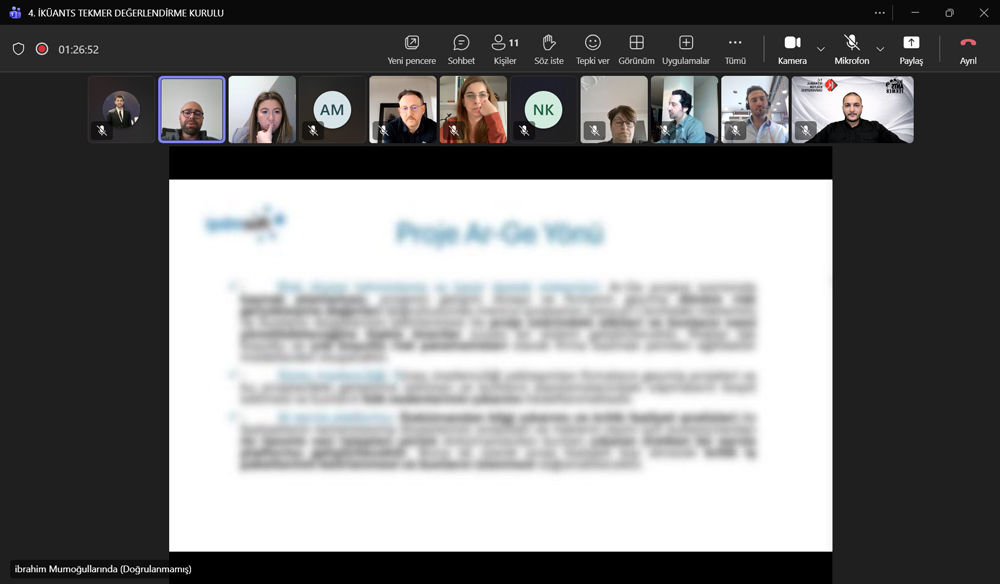 İKÜANTS TEKMER 4. Değerlendirme Kurulu