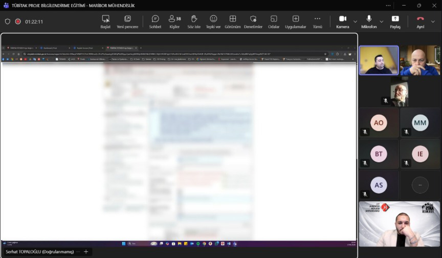 TÜBİTAK TEYDEB 1501–1507–1707 Proje Bilgilendirme Eğitimi 